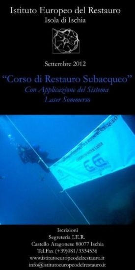 Ischia, corso per restauratore subacqueo